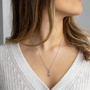 Kit Heath - Signature Skript Capital S Initial Necklace - Silver