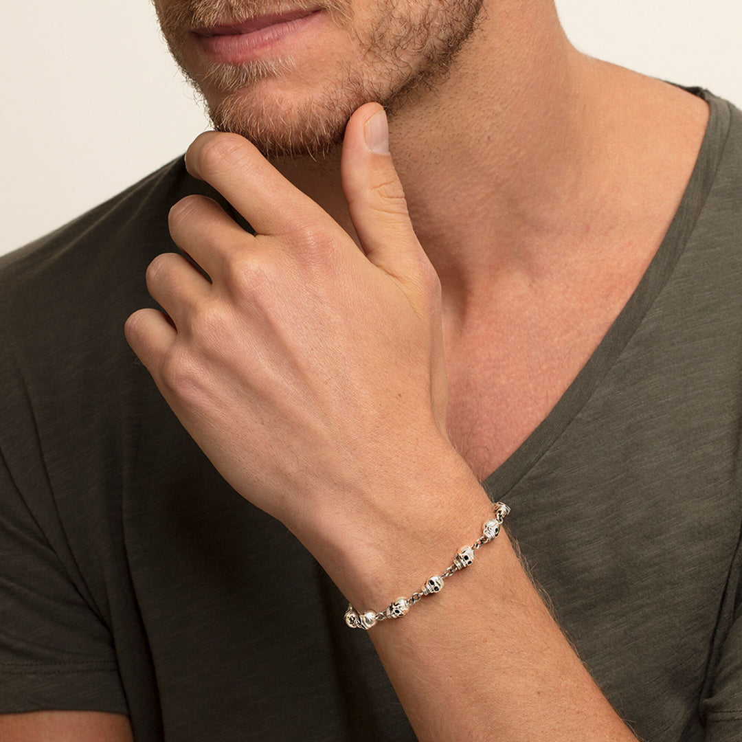 Thomas Sabo - Multi-Skull Silver Bracelet