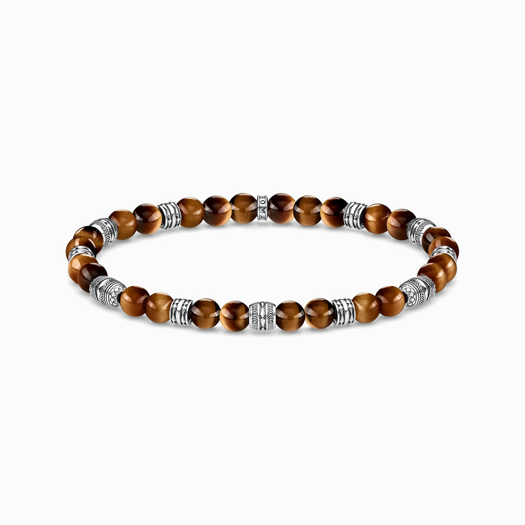 Thomas Sabo - Bracelet lucky charm tiger‘s eye 19cm