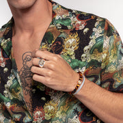 Thomas Sabo - Beaded Tiger's Eye Bracelet with Gold Cross Bead