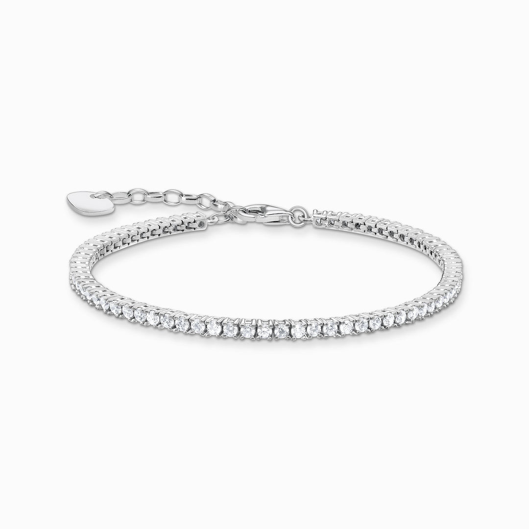 Thomas Sabo - White Stones Tennis Bracelet - Silver