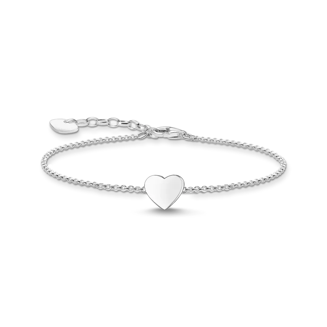 Thomas Sabo - Plain Heart Bracelet - Silver