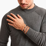 Thomas Sabo - Green Leather and Blackened Silver Bracelet - Silver