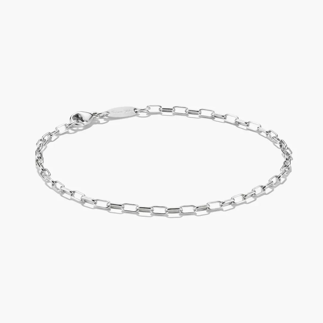 Thomas Sabo - Paperclip Style Charm Bracelet - Silver
