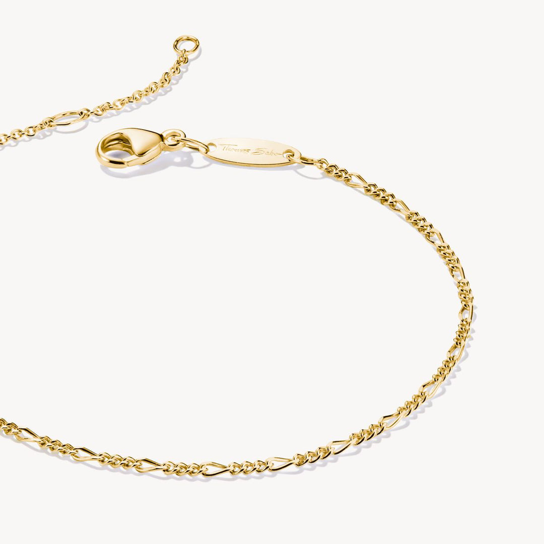 Thomas Sabo - Figaro Design Charm Bracelet - Gold