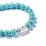 Thomas Sabo - Elyndra Imitation Turquoise Bead Bracelet - Silver