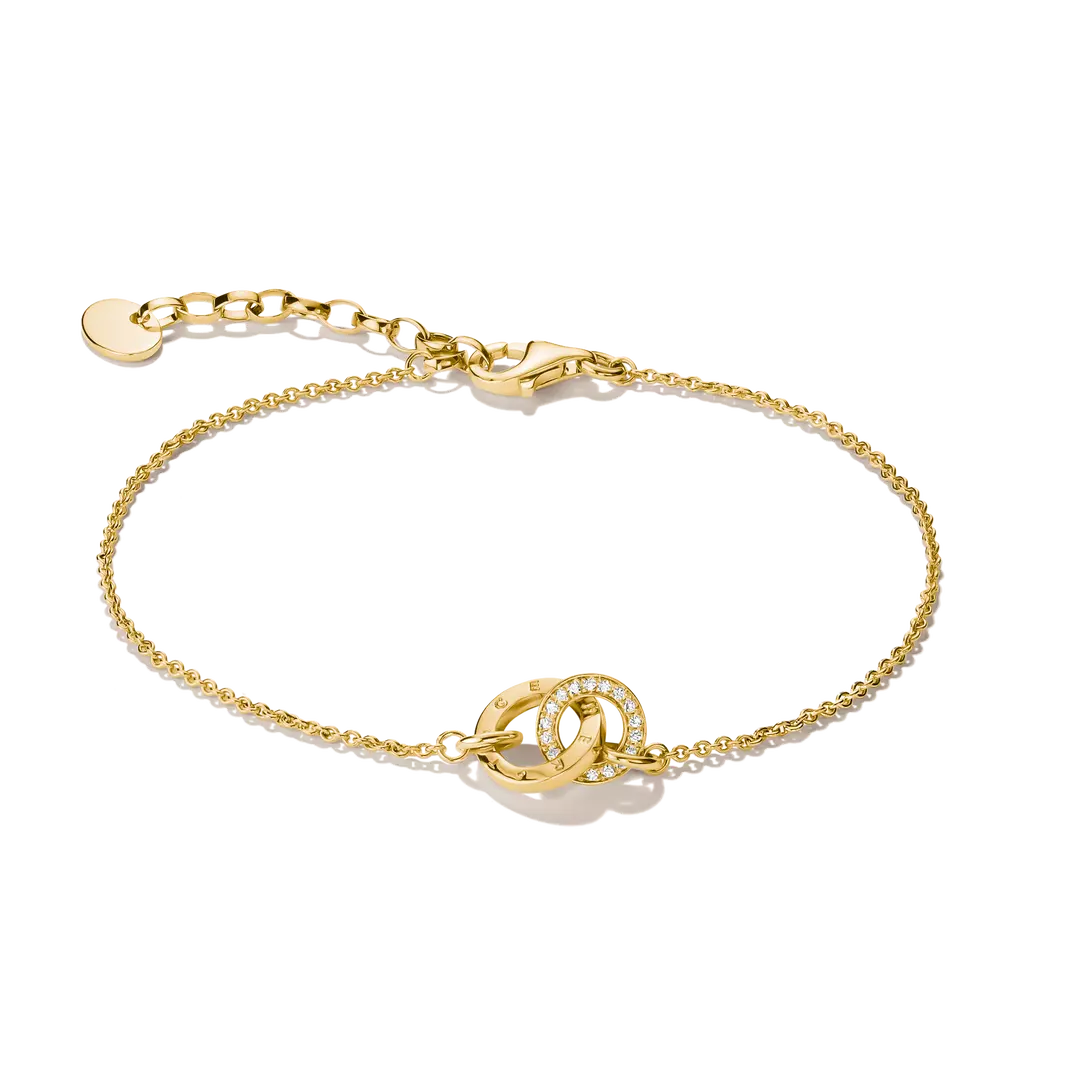 Thomas Sabo - Together Bracelet With White Zirconia - Gold