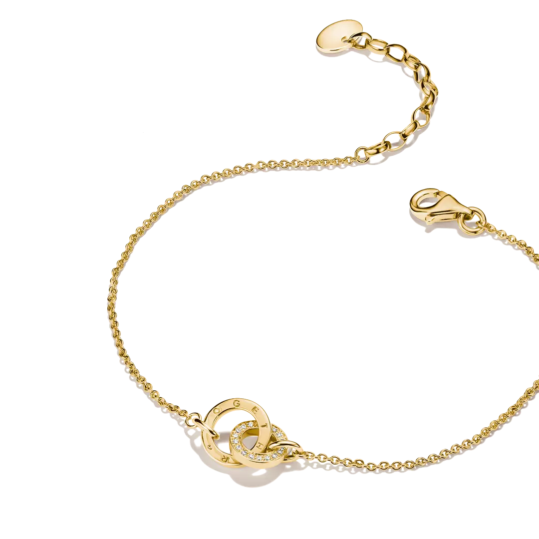 Thomas Sabo - Together Bracelet With White Zirconia - Gold