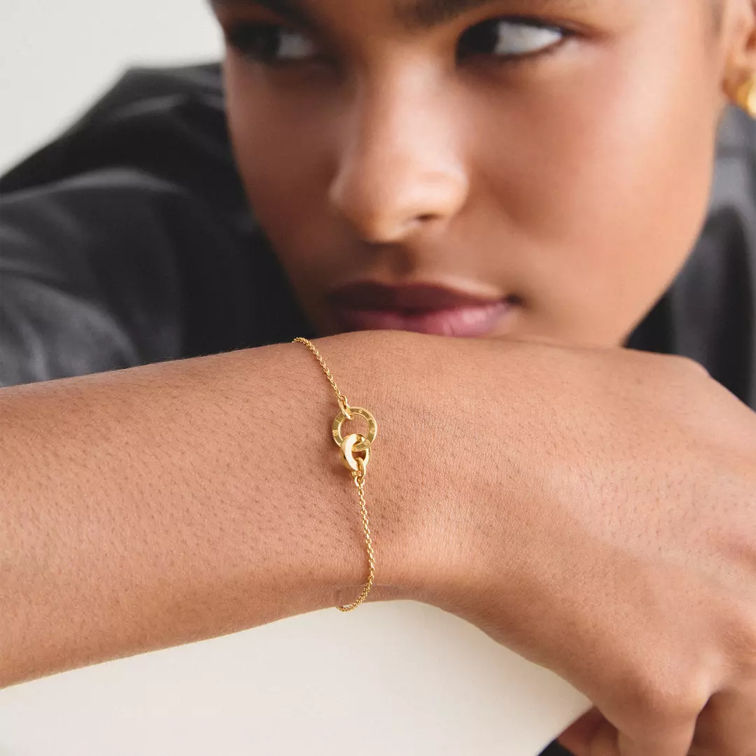 Thomas Sabo - Together Bracelet With White Zirconia - Gold