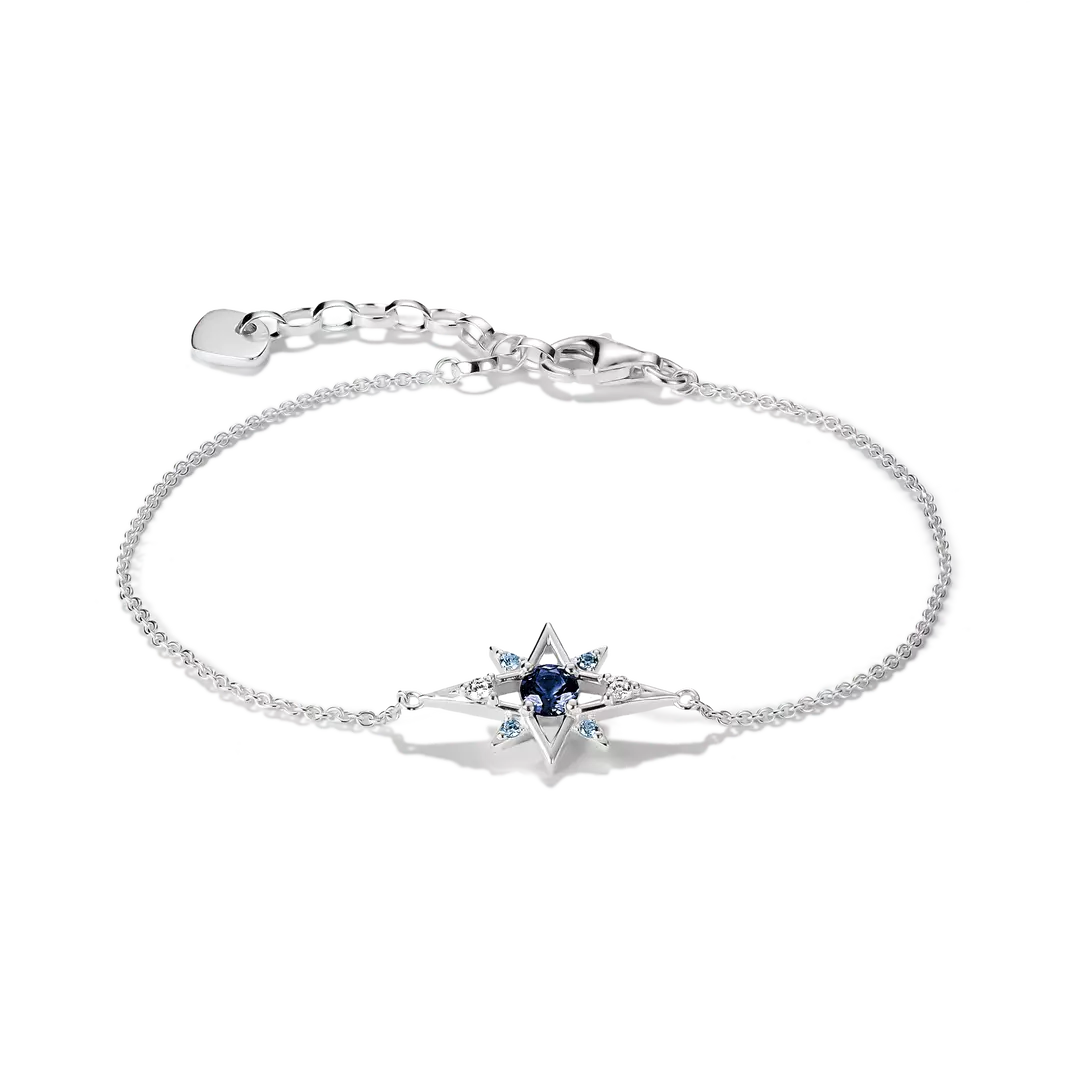 Thomas Sabo - Midnight Skies Star Bracelet With White Zirconia - Silver