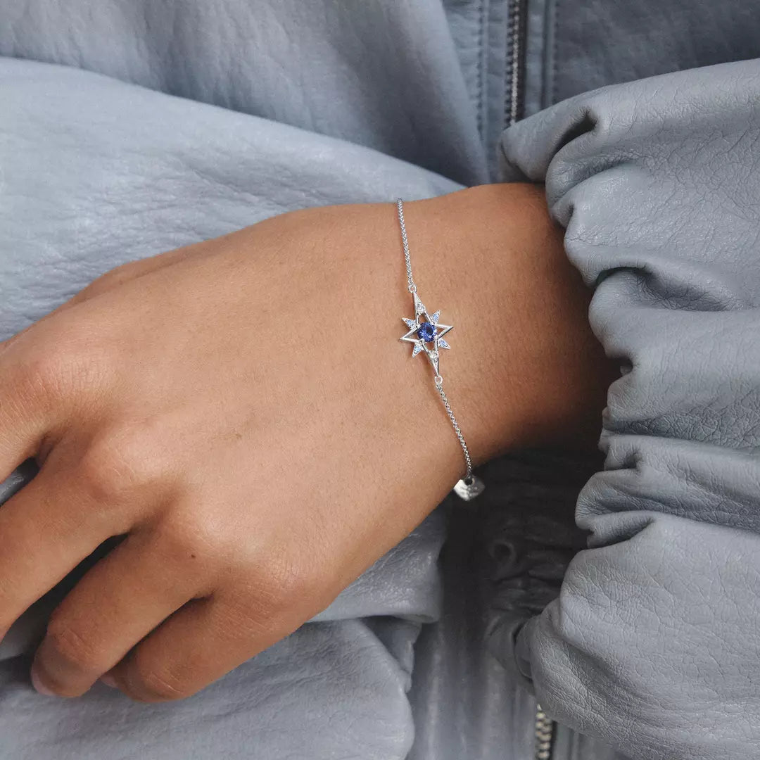 Thomas Sabo - Midnight Skies Star Bracelet With White Zirconia - Silver