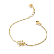 Thomas Sabo - Midnight Skies Star Bracelet With White Zirconia - Gold