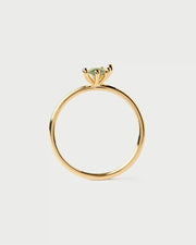 PDPAOLA - Green Fleur Ring - Gold