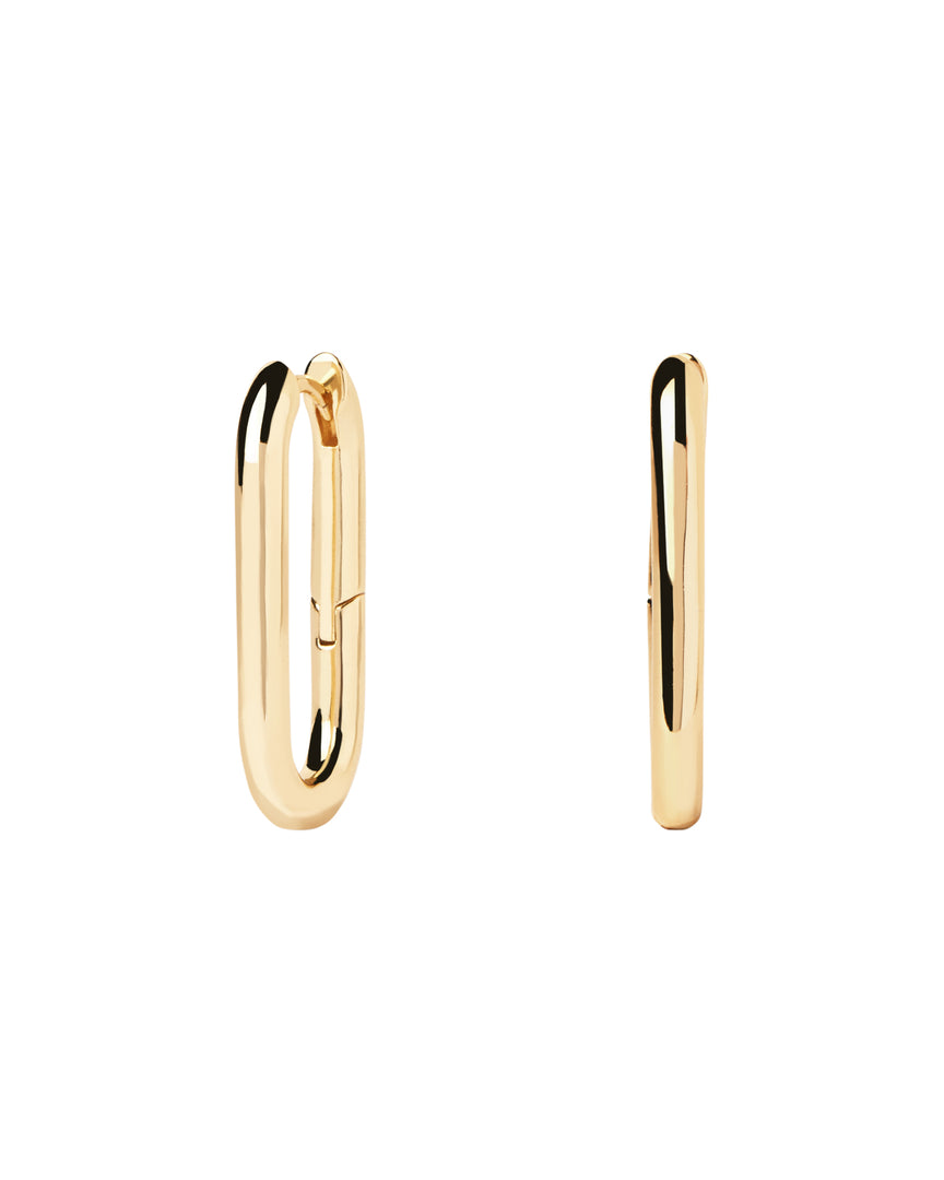 PDPAOLA - Beat Hoop Earrings - Gold