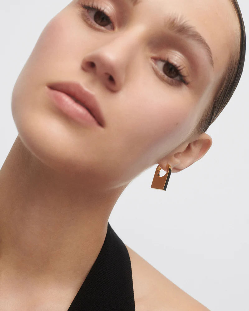 PDPAOLA - Chicago Hoop Earrings - Gold