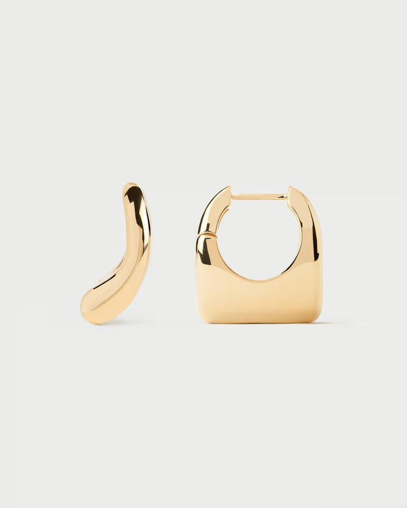 PDPAOLA - Medium Ibiza Hoop Earrings - Gold