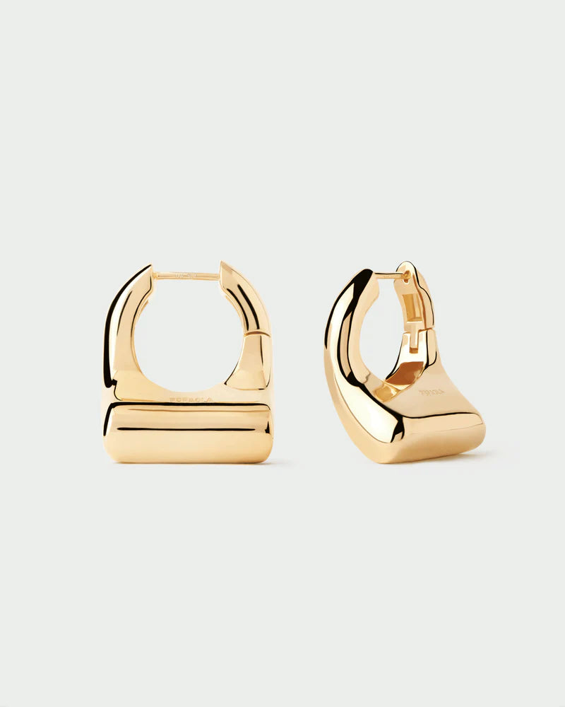 PDPAOLA - Medium Ibiza Hoop Earrings - Gold