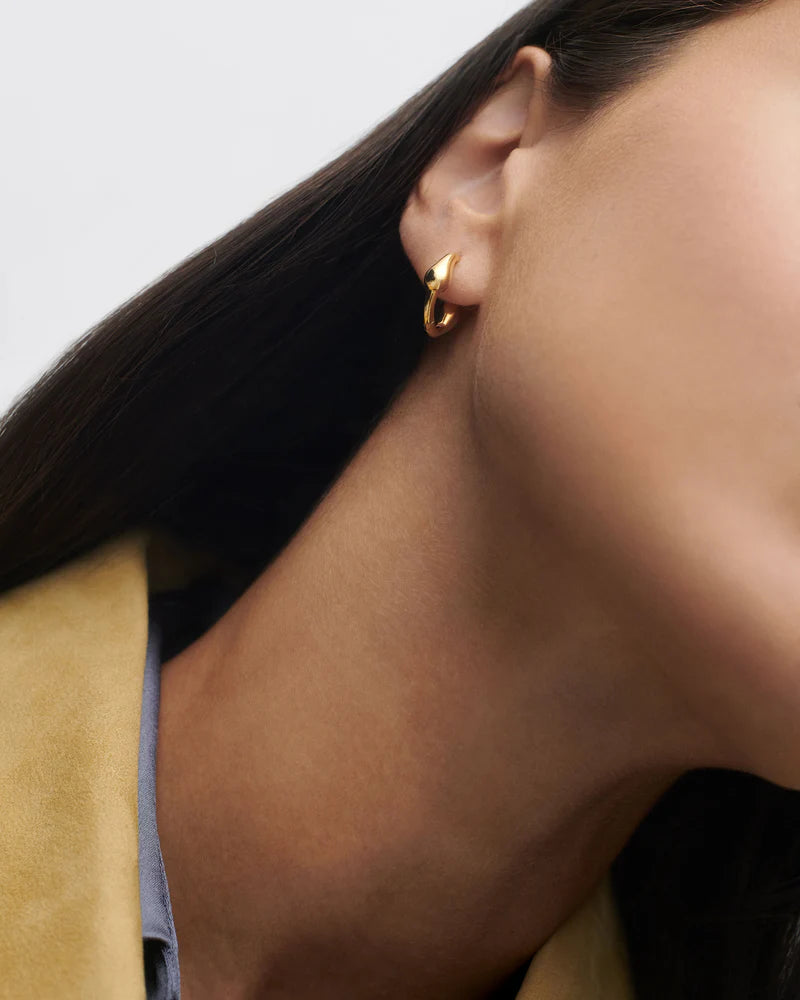 PDPAOLA - Cycle Hoop Earrings - Gold