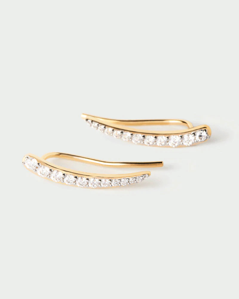 PDPAOLA - Riga Climbing Earrings - Gold