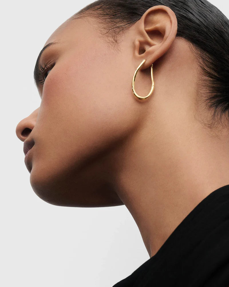 PDPAOLA - Air Hoop Earrings - Gold