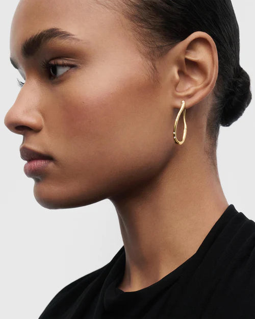 PDPAOLA - Air Hoop Earrings - Gold