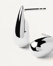 PDPAOLA - Large Sugar Earrings - Silver