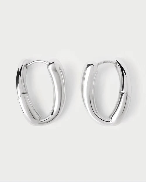 PDPAOLA - Helix Hoop Earrings - Silver