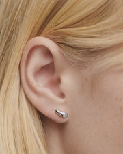 PDPAOLA - Serena Stud Earrings - Silver