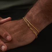 ChloBo - Men's Fox Tail Chain Bracelet - Gold