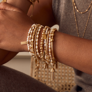 ChloBo - Interlocking Love Heart Bracelet - Two Tone