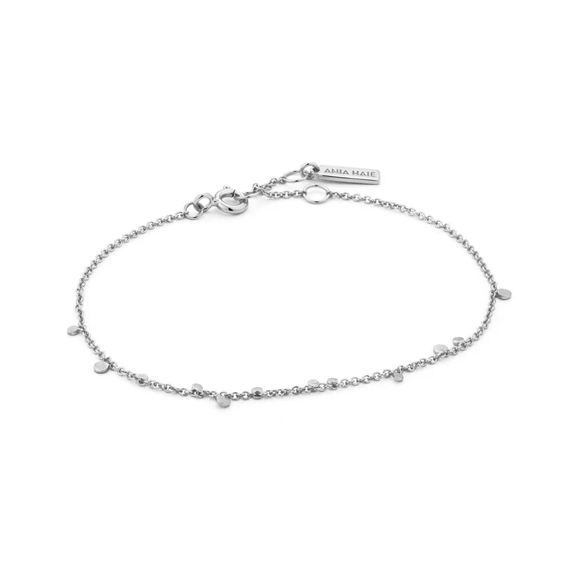 Ania Haie - Geometry Mixed Discs Bracelet - Silver