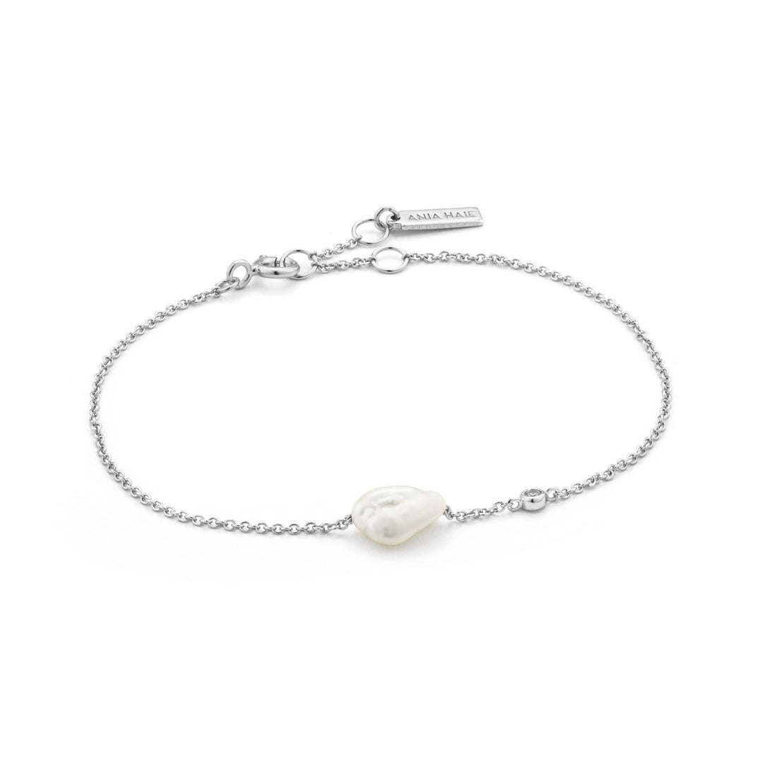 Ania Haie - Pearl Bracelet - Silver