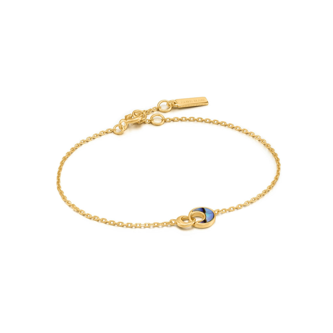 Ania Haie - Abalone Link Bracelet - Gold