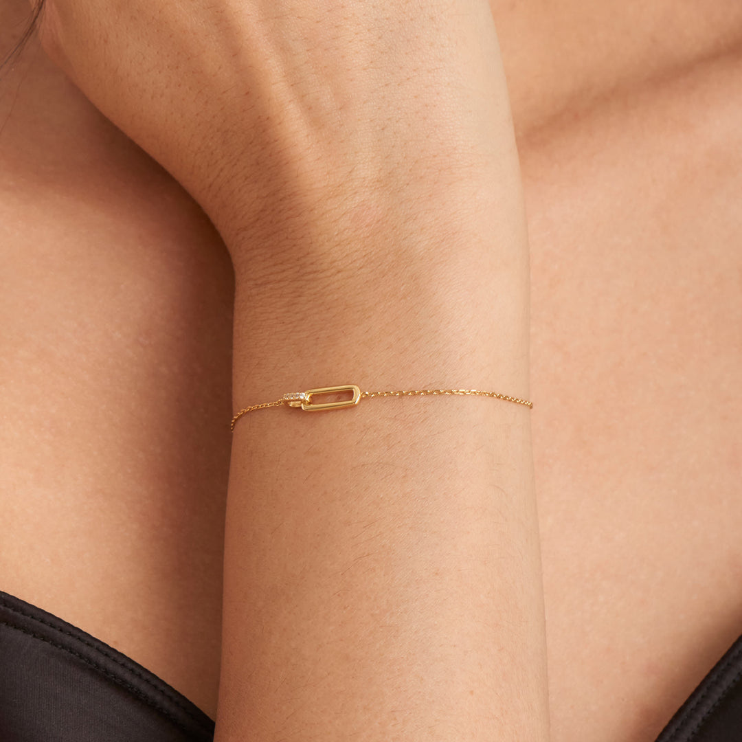 Ania Haie - Glam Interlock Bracelet - Gold