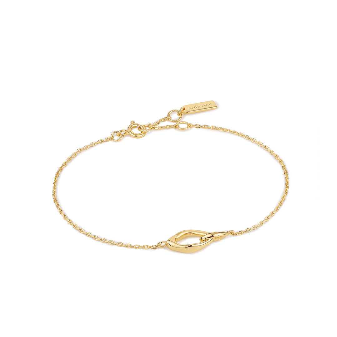 Ania Haie - Wave Link Bracelet - Gold