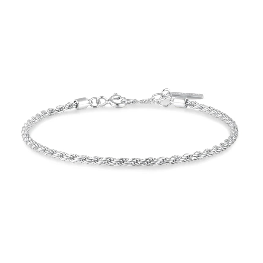 Ania Haie - Rope Twist Bracelet - Silver