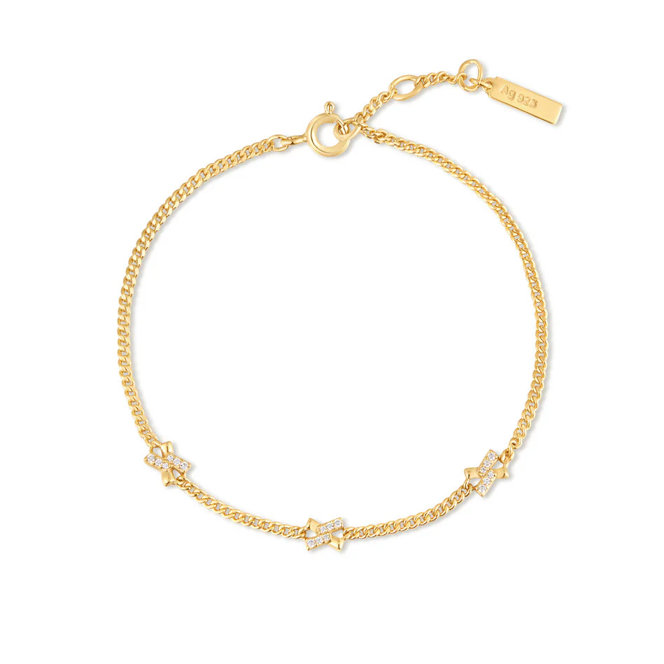 Ania Haie - Cross Station Bracelet - Gold