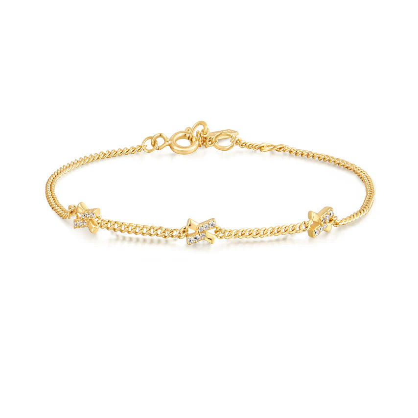 Ania Haie - Cross Station Bracelet - Gold