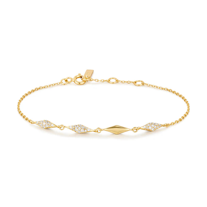 Ania Haie - Multi Sparkle Bracelet - Gold