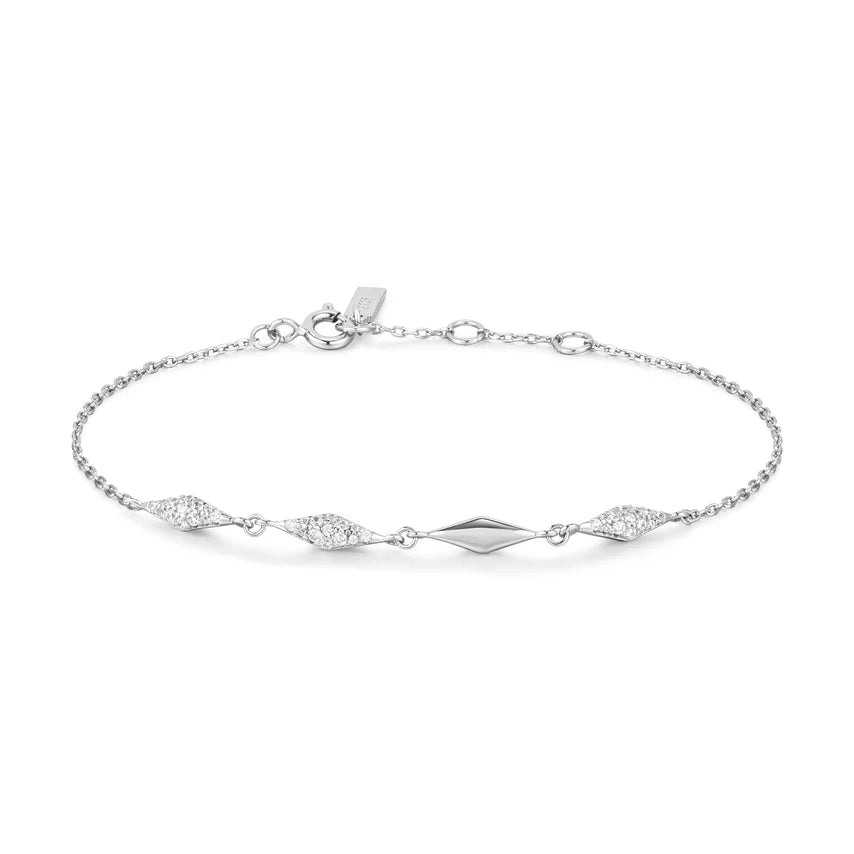 Ania Haie - Multi Sparkle Bracelet - Silver