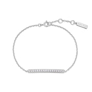 Ania Haie - Pavé Bar Bracelet - Silver