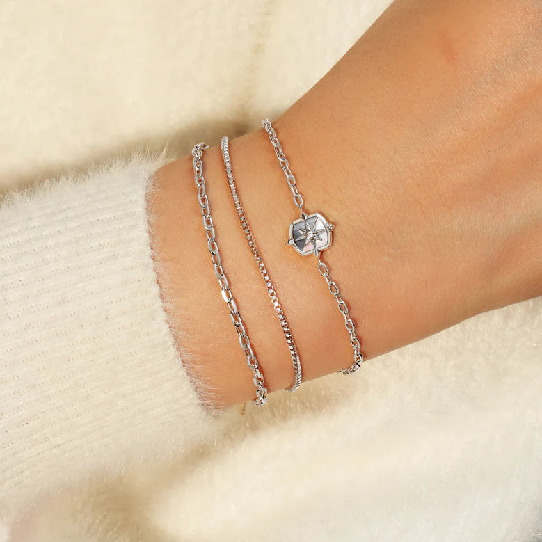 Ania Haie - Paper Clip Chain Bracelet - Silver