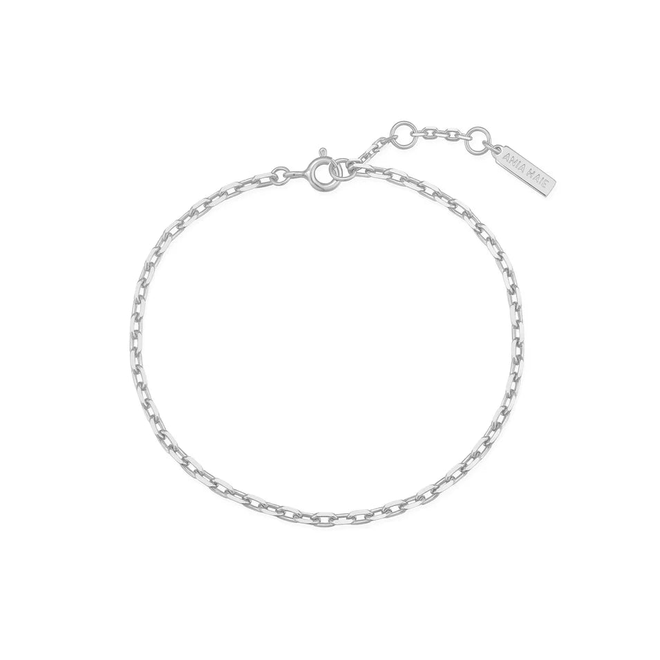 Ania Haie - Paper Clip Chain Bracelet - Silver