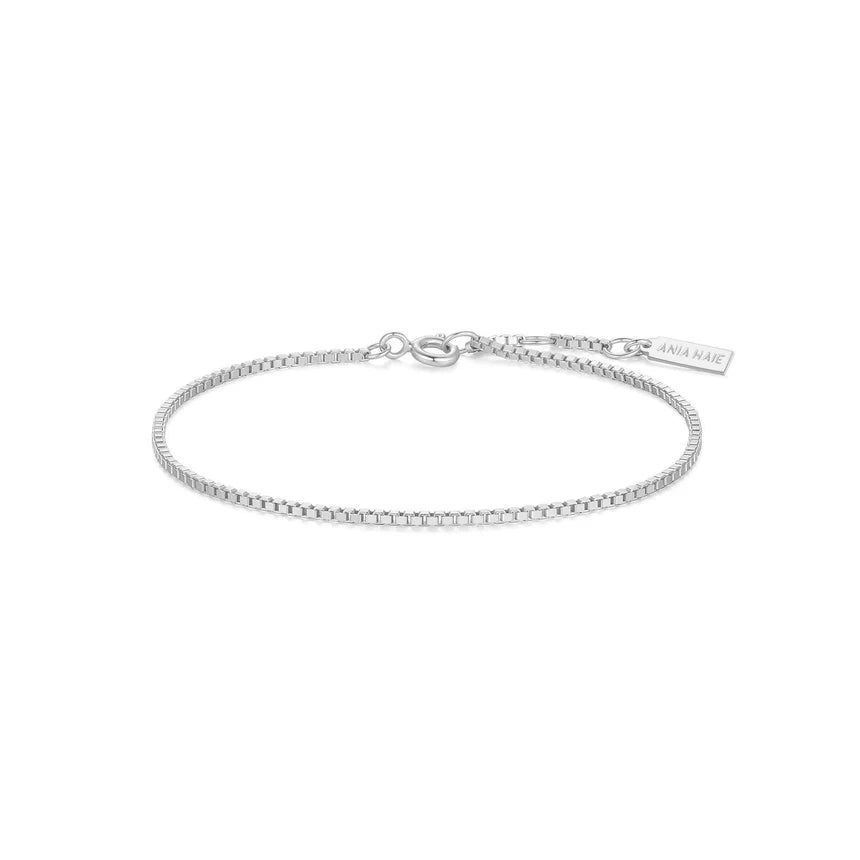 Ania Haie - Box Chain Bracelet - Silver
