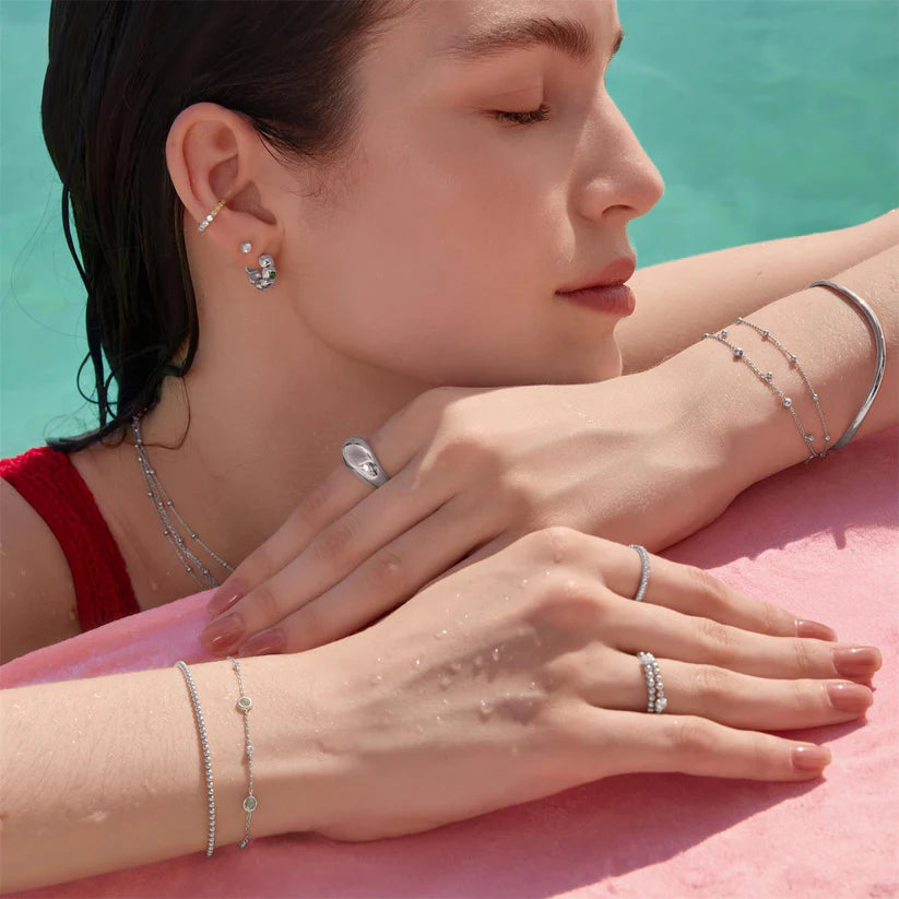 Ania Haie - Wave Cuff Bracelet - Silver