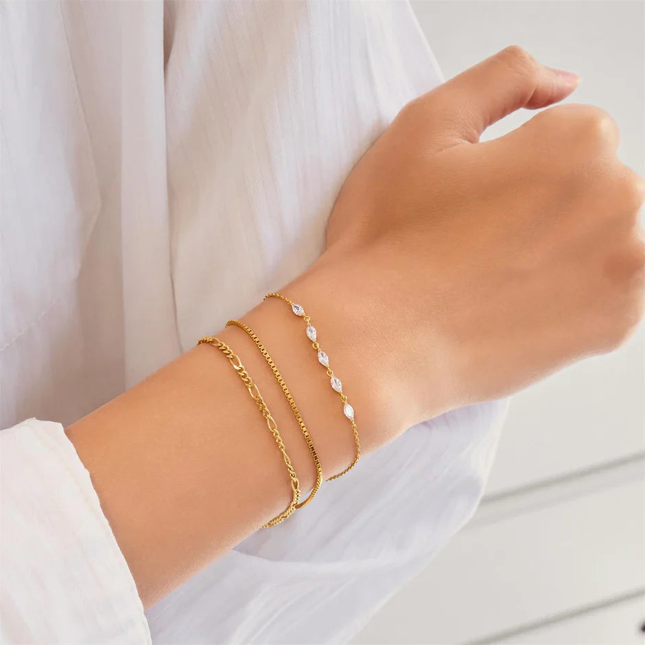 Ania Haie - Quintet Marquise Bracelet - Gold