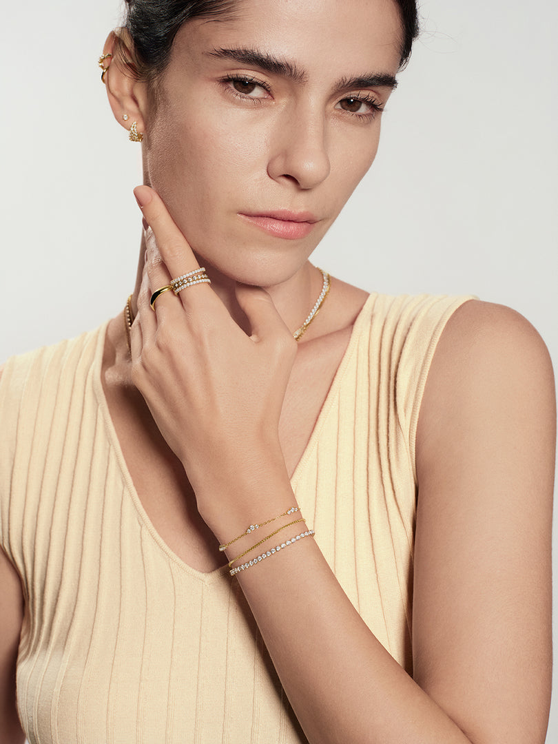 Ania Haie - Cluster Station Bracelet - Gold