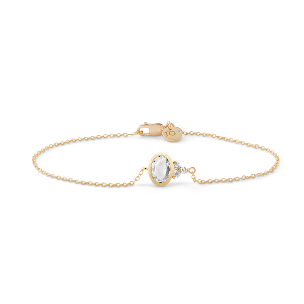 Ro Copenhagen - Fryd White Bracelet - 18kt Yellow Gold