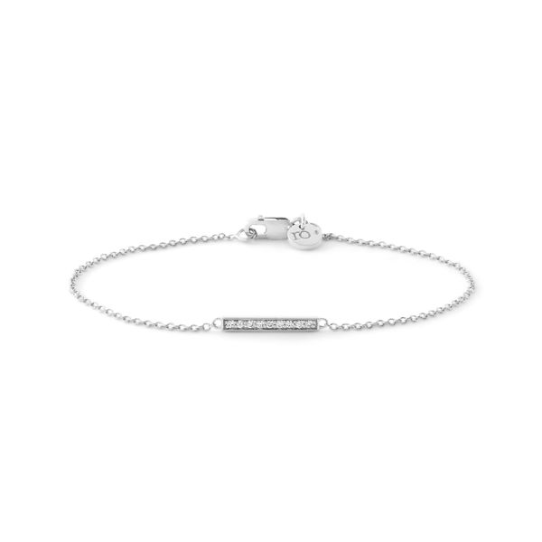 Ro Copenhagen - Rock Square Bracelet - 18kt White Gold