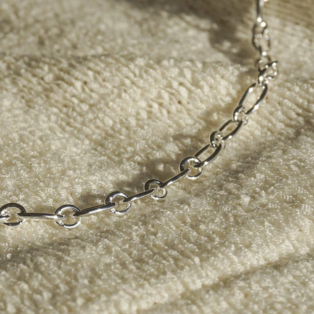 Daisy London - Stacked Linked Chain Bracelet - Silver